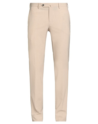 PT Torino パンツ ベージュ ポリエステル 50% / リネン 28% / レーヨン 20% / ポリウレタン 2%