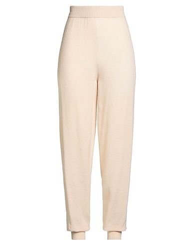 AGNONA Casual pants Ivory 97% Cashmere, 3% Polyester