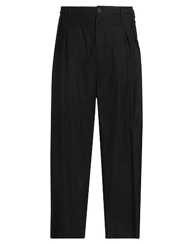 YOHJI YAMAMOTO POUR HOMME Casual pants Black 100% Cotton