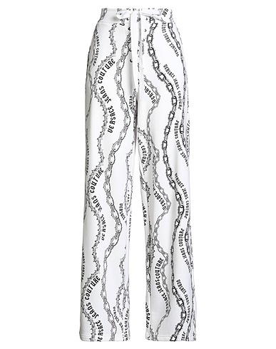 VERSACE JEANS COUTURE Casual trouser White 100% Cotton
