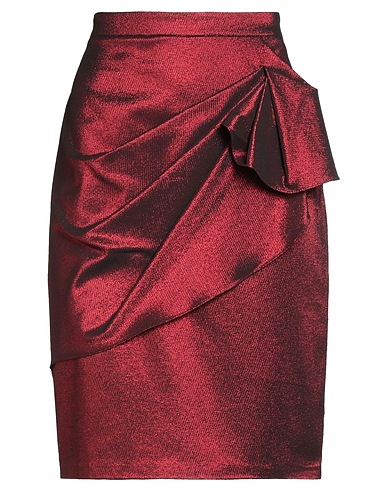 ALESSIA SANTI Midi skirt 87% Polyester, 8% Metallic fiber, 5% Elastane