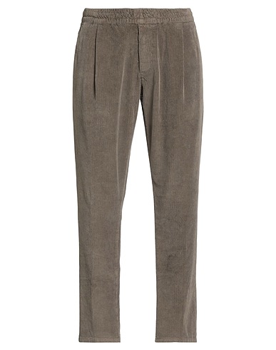 FILIPPO DE LAURENTIIS Casual pants Khaki 97% Cotton, 3% Elastane