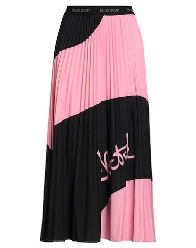 LIU •JO Long skirt SPORT Pink 92% Polyester, 8% Elastane