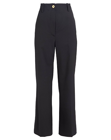 PATOU Casual trouser Black 97% Virgin Wool, 3% Elastane