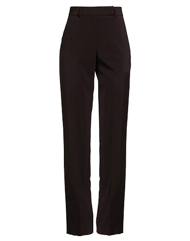 COMPAGNIA ITALIANA Casual pants Dark brown 88% Polyester, 12% Elastane