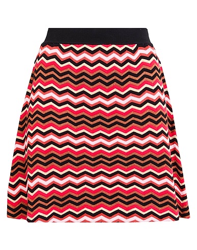 MISSONI Mini skirt Magenta 50% Cotton, 50% Viscose