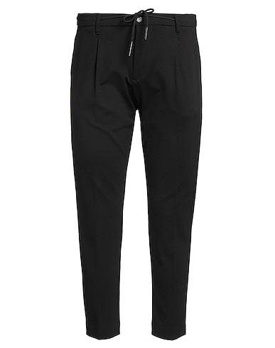 VICTOR COOL Casual trouser Black 65% Viscose, 30% Nylon, 5% Elastane