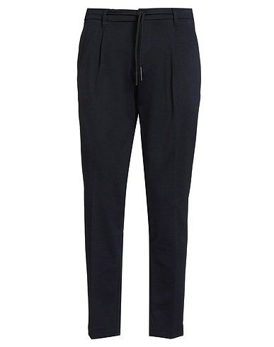 VICTOR COOL Casual pants Midnight blue 65% Viscose, 30% Nylon, 5% Elastane