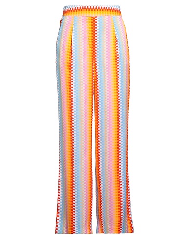HERZENSANGELEGENHEIT Casual trouser Orange 95% Silk, 5% Elastane