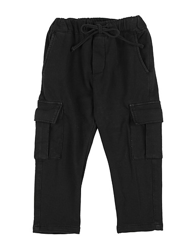 PAOLO PECORA Casual trouser Black 95% Cotton, 5% Elastane