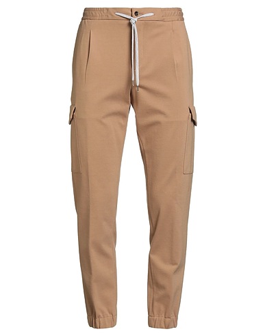 PT Torino Casual trouser Sand 69% Viscose, 25% Polyamide, 6% Elastane