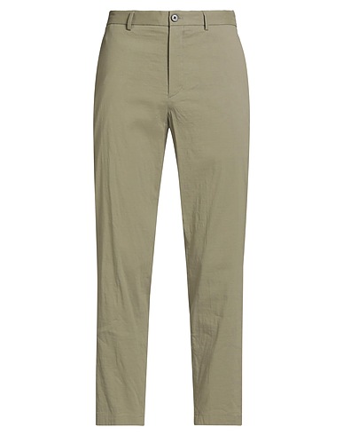 THEORY Casual trouser Military green 62% Linen, 36% Viscose, 2% Elastane