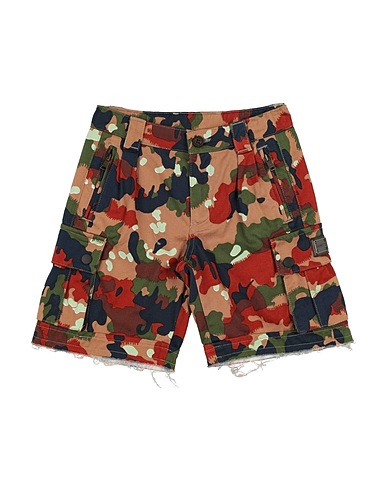 DOLCE&GABBANA Shorts & Bermuda Brown 100% Cotton, Polyester, Zamak