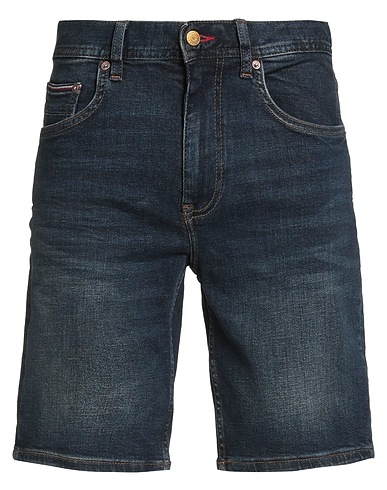 TOMMY HILFIGER Shorts Blau 93% Baumwolle, 5% Elastomultiester, 2% Elastan