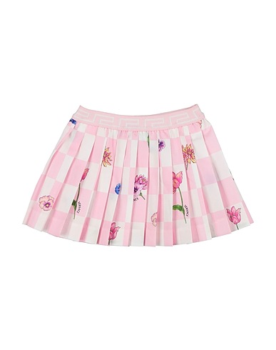 VERSACE YOUNG Skirt Pink 100% Cotton, Polyamide, Polyester, Elastane