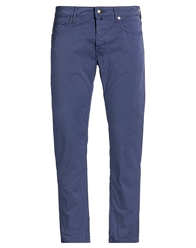 INCOTEX Casual pants Purple 96% Cotton, 4% Elastane