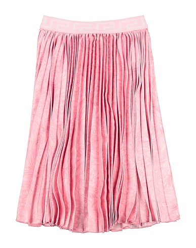 VERSACE YOUNG Skirt Pink 100% Silk, Polyester, Polyamide, Elastane