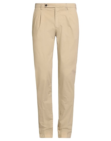 BERWICH Casual pants Beige 97% Cotton, 3% Elastane