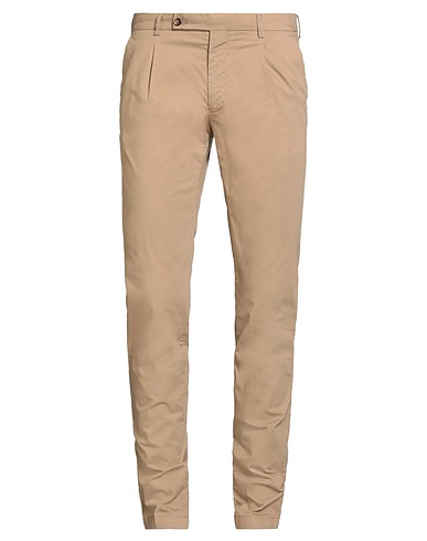 BERWICH Casual trouser Camel 97% Cotton, 3% Elastane