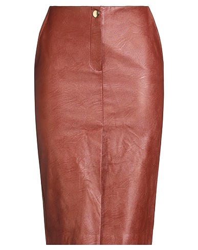 DOUBLE C Midi skirt 50% Polyurethane, 50% Viscose