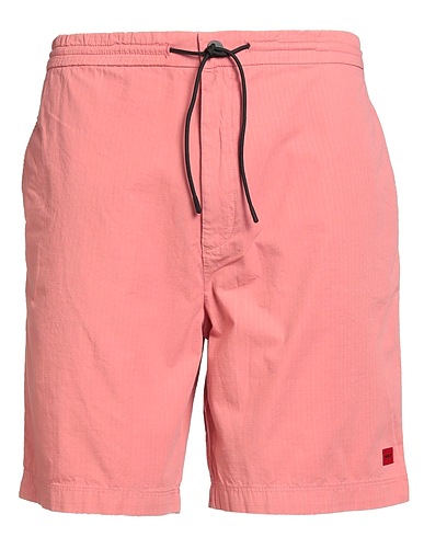 HUGO Σορτς + Βερμουδες Αντικέ ροζ 100% Βαμβάκι