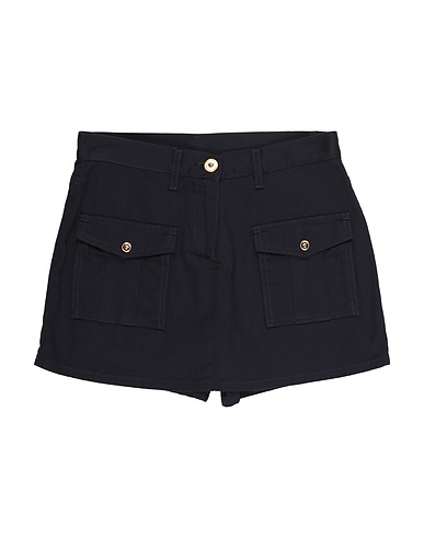 VERSACE YOUNG Shorts & Bermuda Midnight blue 100% Cotton