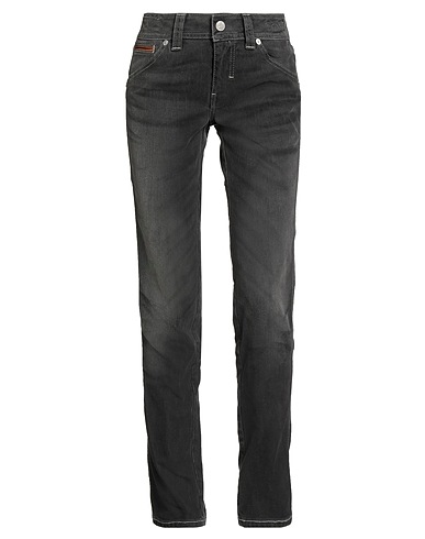 JACOB COHЁN Denim trousers Grey 80% Cotton, 20% Elastane