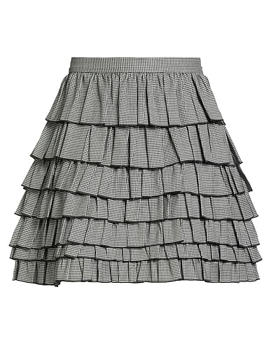 ROCHAS Мини-юбка Чёрный 91% Натуральная шерсть, 7% Полиамид, 2% Эластан