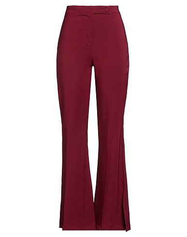 CROCHÈ Casual trouser Garnet 90% Polyester, 10% Elastane