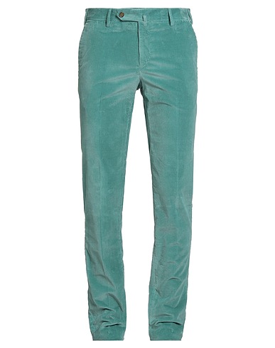 PT Torino Casual pants Turquoise 98% Cotton, 2% Elastane