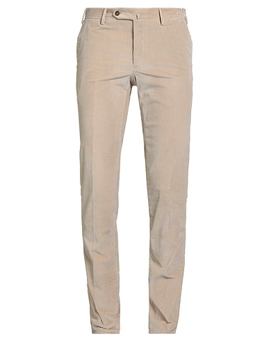 PT Torino Casual trouser Beige 98% Cotton, 2% Elastane