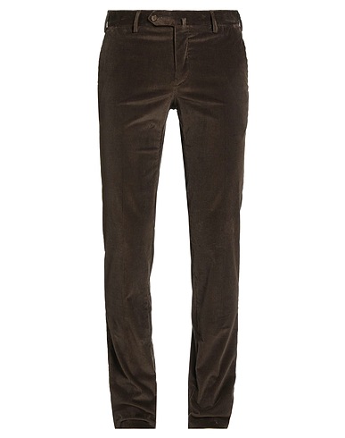 PT Torino Casual pants Dark green 98% Cotton, 2% Elastane