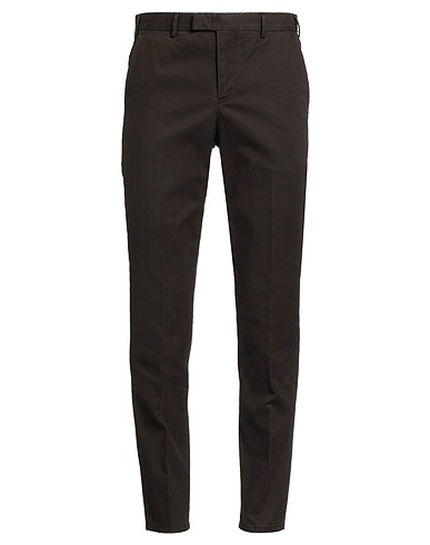 PT Torino Casual pants Dark brown 98% Cotton, 2% Elastane