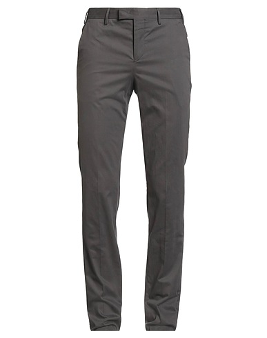 PT Torino Casual pants Grey 95% Cotton, 3% Silk, 2% Elastane