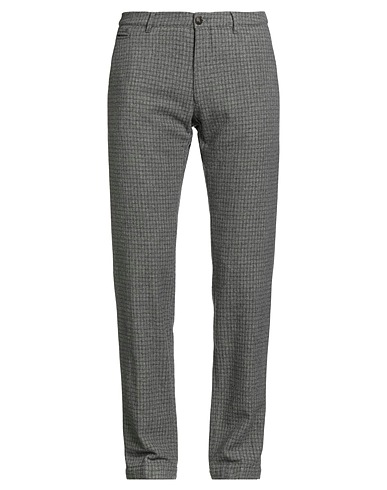 JACOB COHЁN Casual trouser ACADEMY Charcoal 60% Wool, 21% Silk, 19% Polyamide