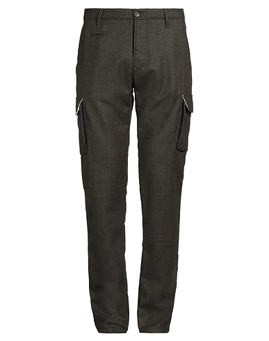 JACOB COHЁN Повседневные брюки ACADEMY Тёмно-зелёный 100% Натуральная шерсть