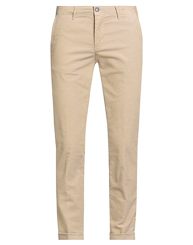 VICTOR COOL Casual pants Beige 65% Cotton, 33% Polyamide, 2% Elastane