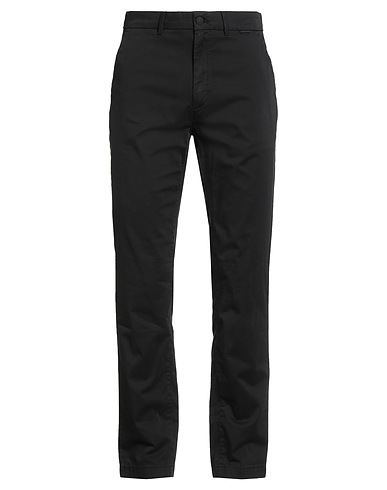 CALVIN KLEIN Pantalone Nero 98% Cotone, 2% Elastan