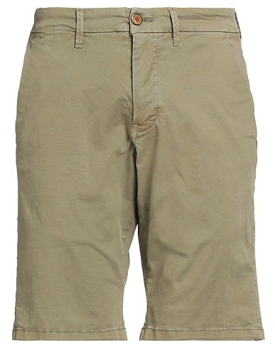 IMPURE Shorts & Bermuda Sage green 98% Cotton, 2% Elastane