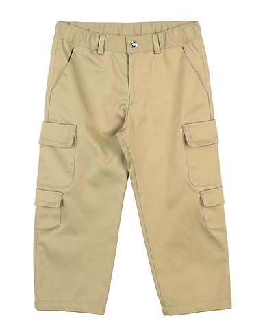 VERSACE YOUNG Casual trouser Beige 100% Cotton