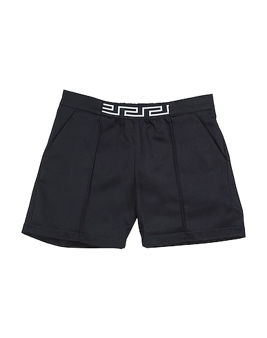 VERSACE YOUNG Shorts & Bermuda Navy blue 100% Cotton