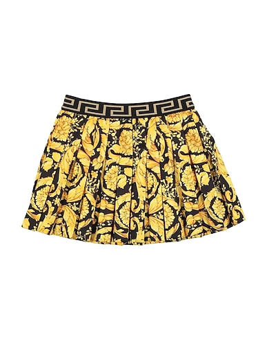 VERSACE YOUNG Skirt Black 100% Polyester, Polyamide, Elastane