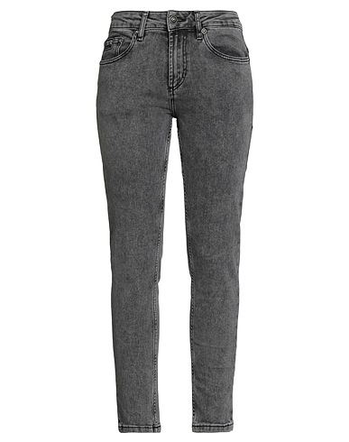 VERSACE JEANS COUTURE Denim pants Black 98% Cotton, 2% Elastane