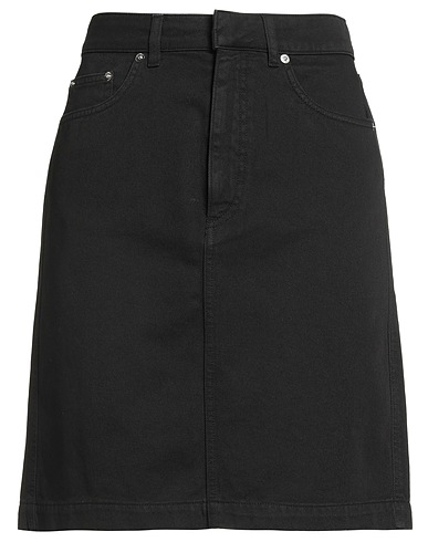DONDUP Mini skirt Black 100% Cotton