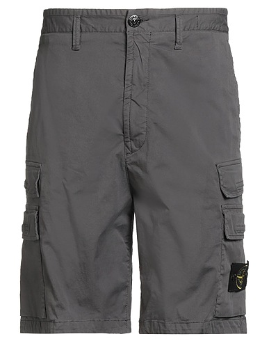 STONE ISLAND Shorts & Bermuda Lead 97% Cotton, 3% Elastane