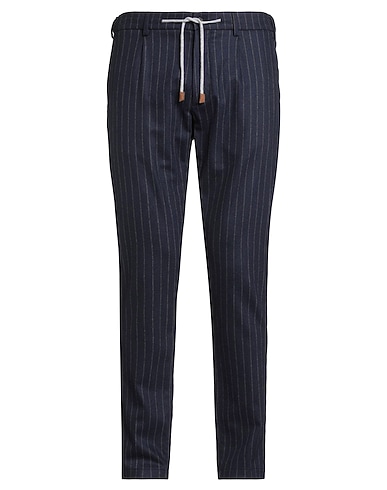 ELEVENTY Casual trouser Midnight blue 90% Wool, 8% Cashmere, 2% Elastane