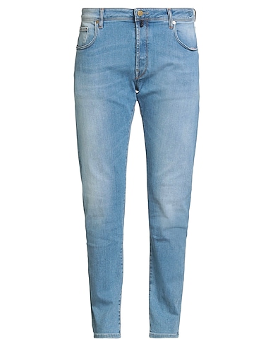 INCOTEX Denim trousers BLUE DIVISION Blue 92% Cotton, 6% Elastomultiester, 2% Elastane