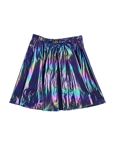 VERSACE YOUNG Skirt Purple 97% Cotton, 3% Elastane
