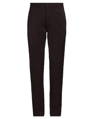 THEORY Casual trouser Dark brown 95% Polyamide, 5% Elastane