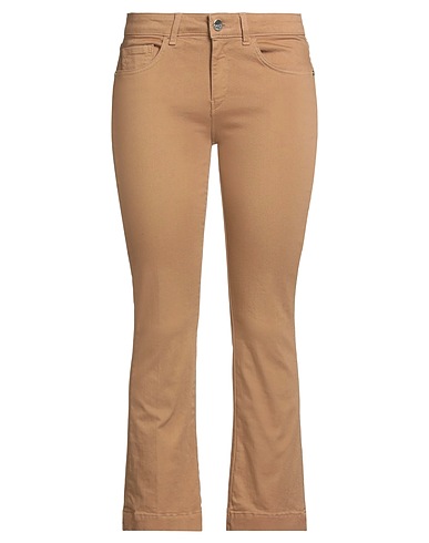 KAOS JEANS Bootcut Jeans Camel 90% Cotton, 7% Polyester, 3% Elastane